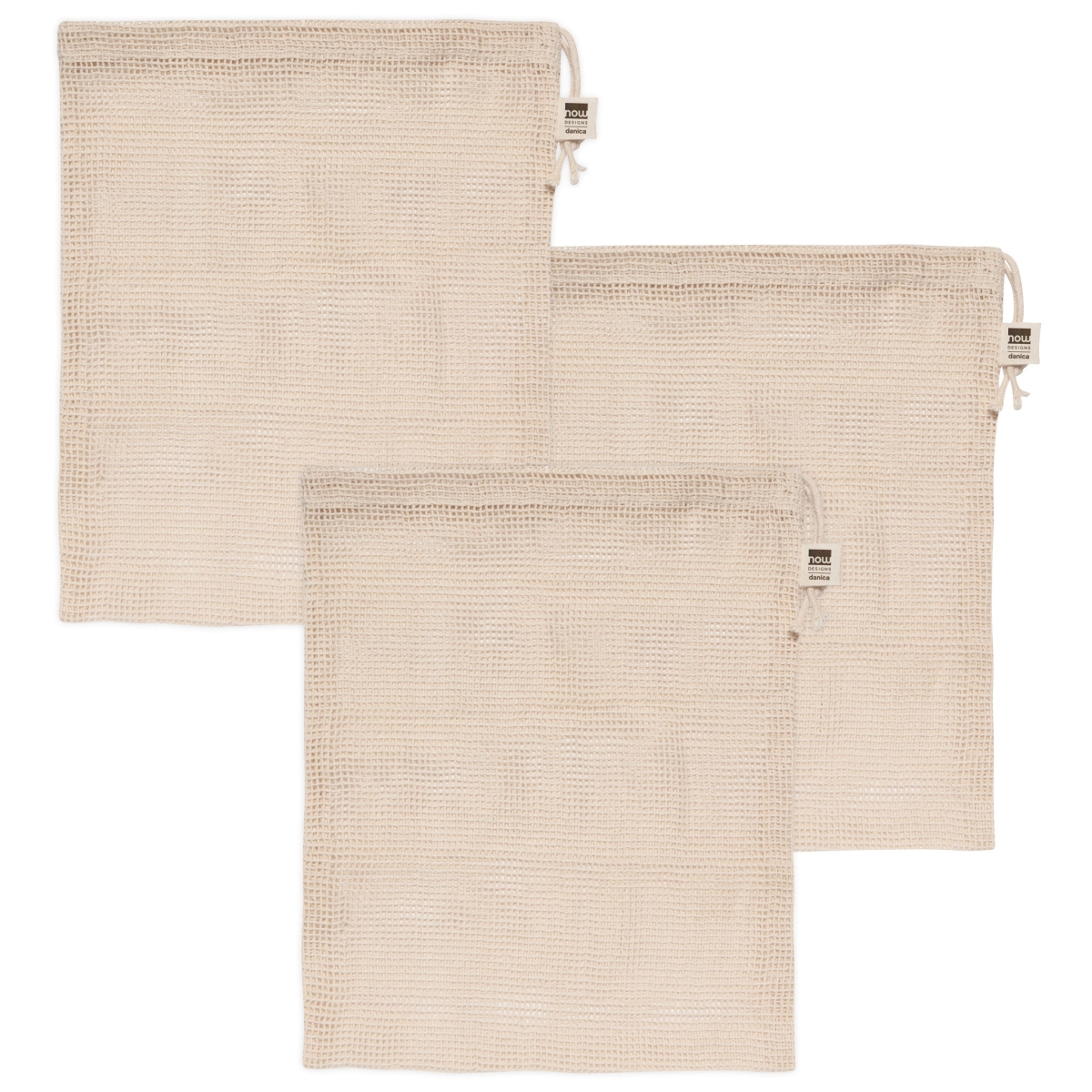 Picture of Danica Brands 3023003 12 x 13 in. Le Marche Natural Mesh Produce Bags - Set of 3