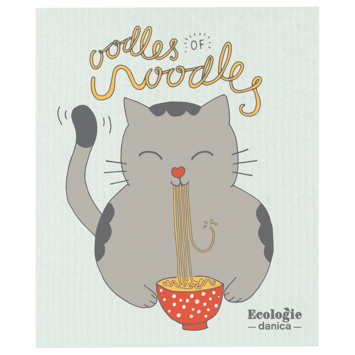Picture of Danica Brands 2000097 6.5 x 8 in. Oodles of Noodles Swedish Dishcloth