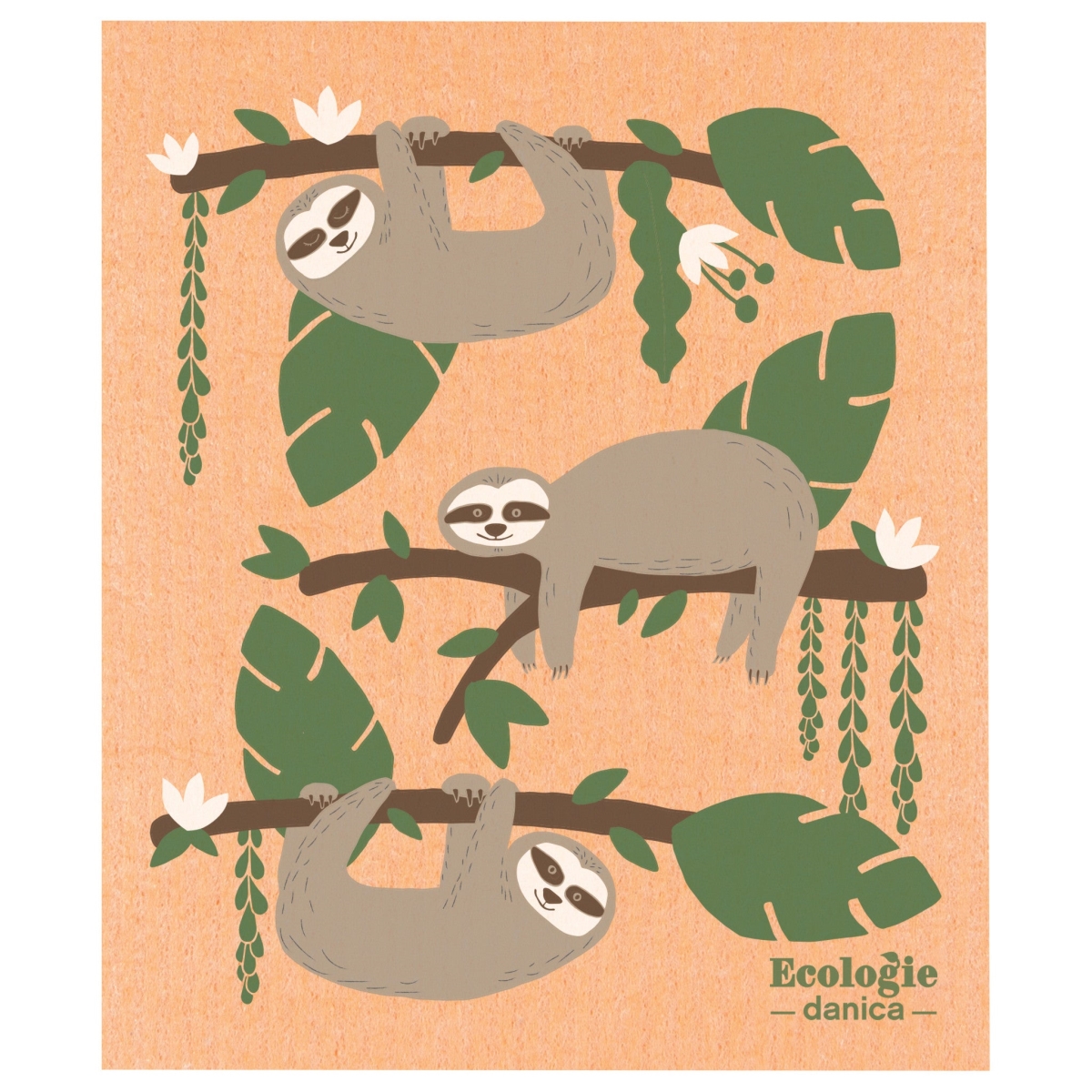 Picture of Danica Brands 2000100 6.5 x 8 in. Sybil Sloth Swedish Dishcloth