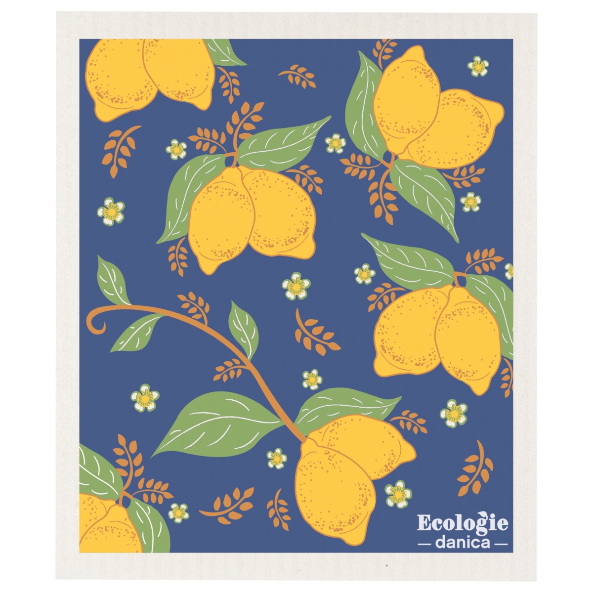 Picture of Danica Brands 2000123 6.5 x 8 in. Provencal Lemons Swedish Dishcloth