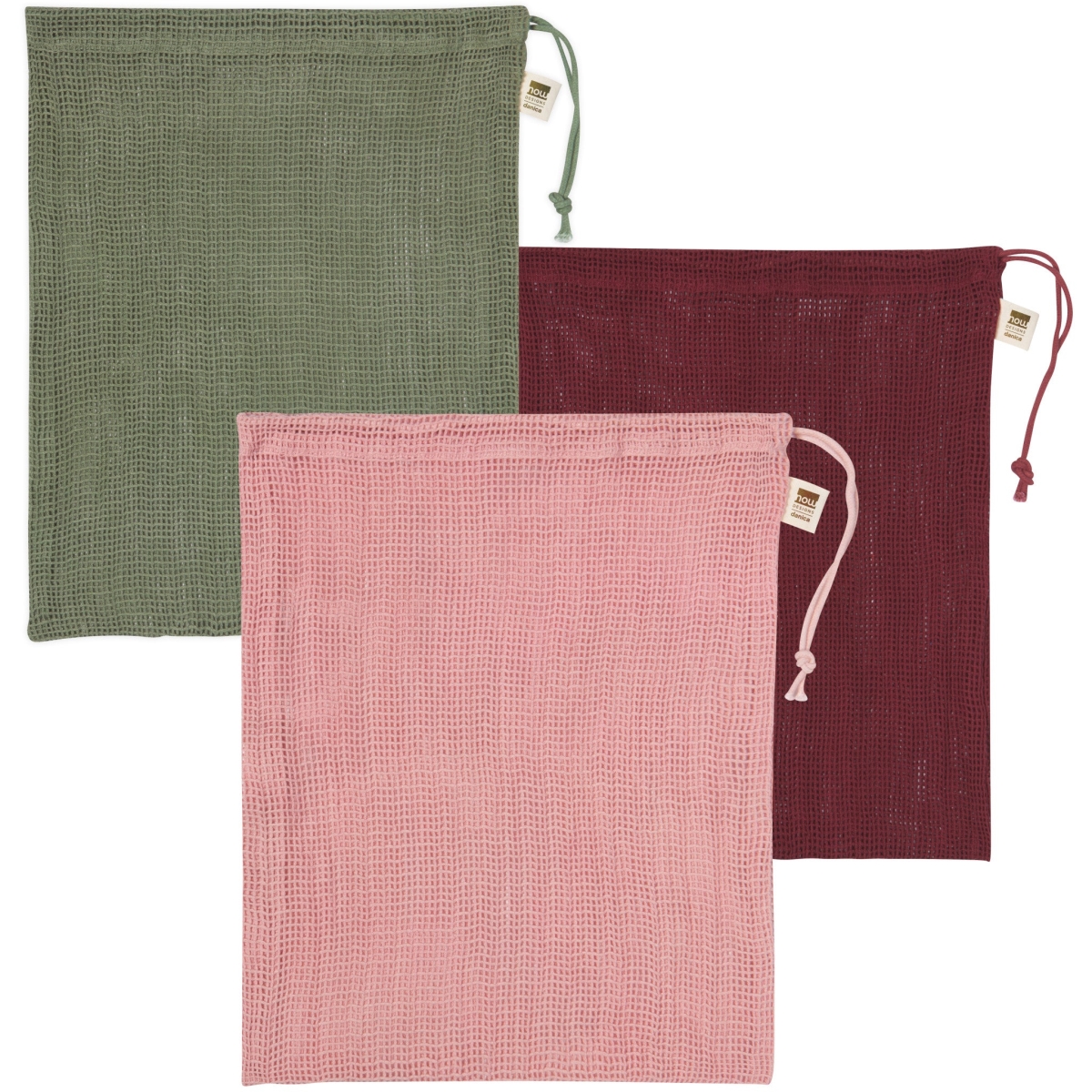 Picture of Danica Brands 3023004 12 x 13 in. Le Marche Blush Mesh Produce Bags - Set of 3