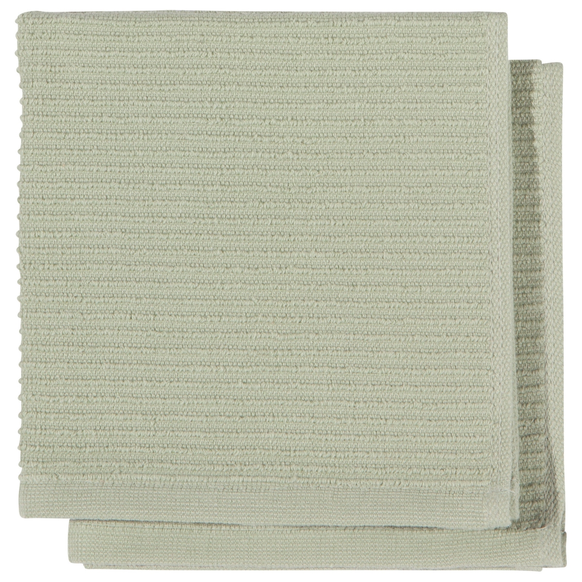 Picture of Danica Brands 196621 Ripple Sage Green Dishcloths, Set of 2