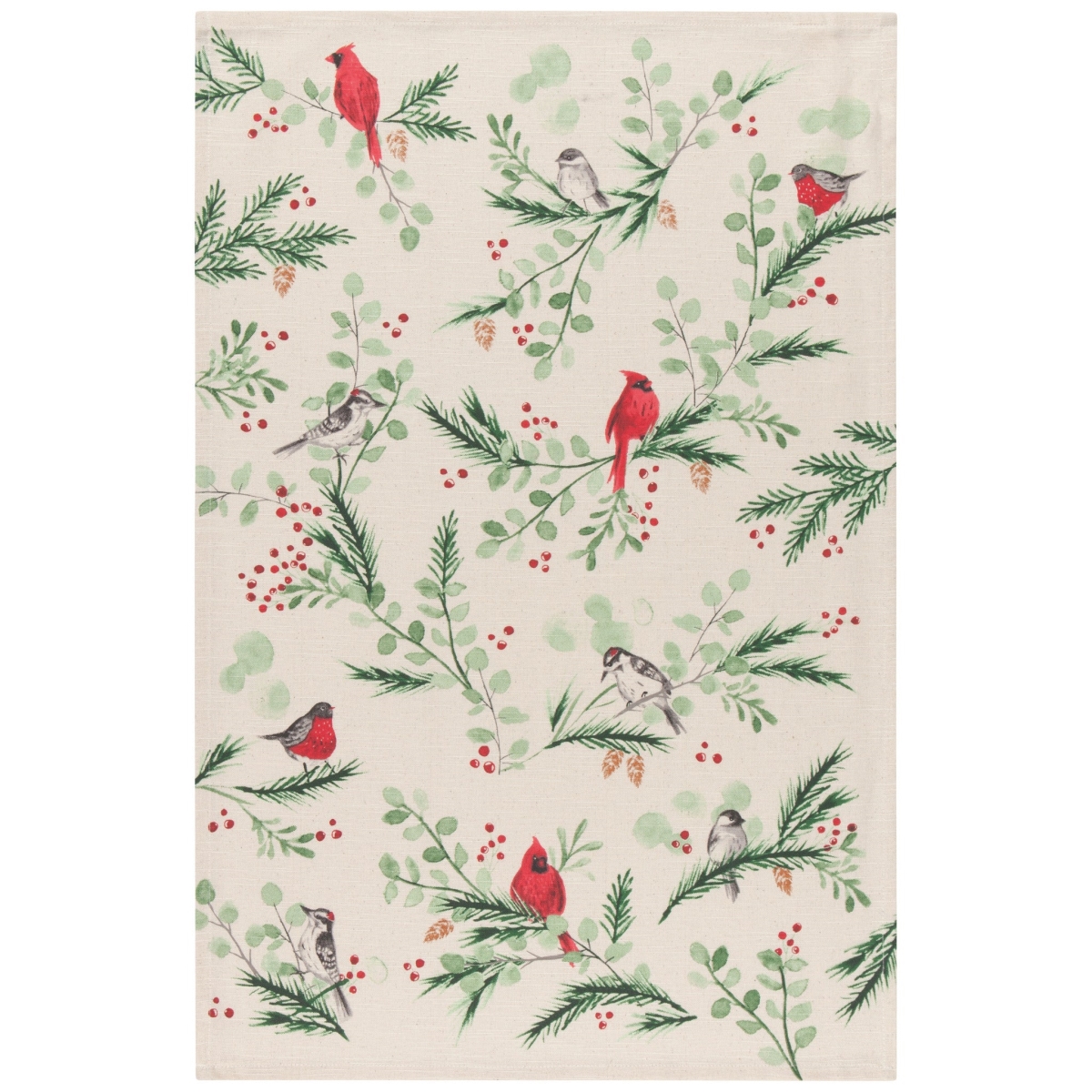 Picture of Danica Brands 2177307 18 x 28 in. Forest Birds Cotton Dishtowel