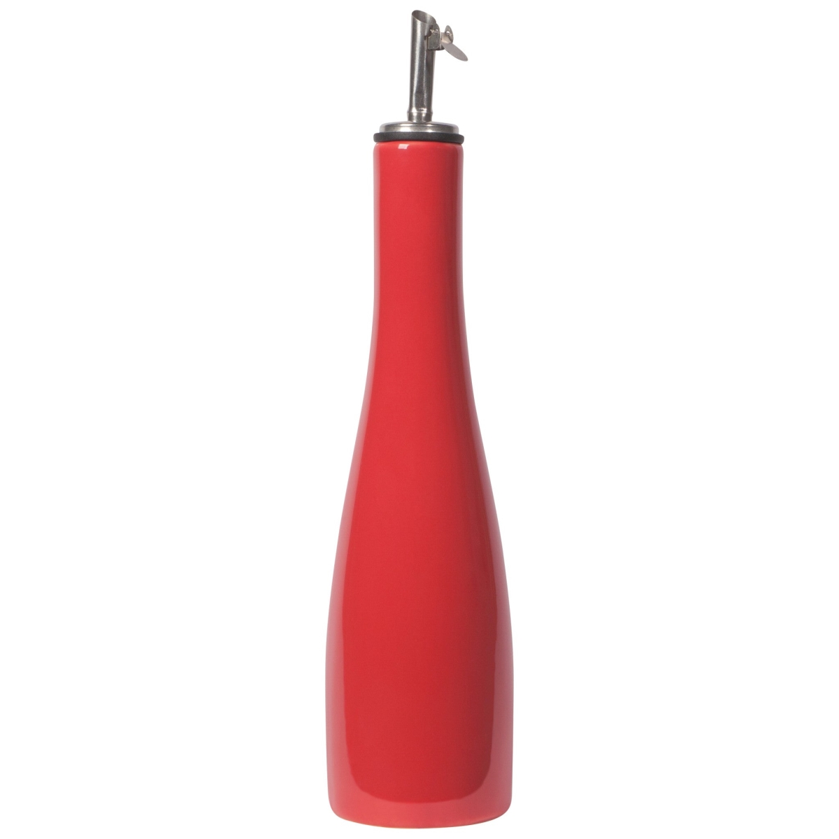 Picture of Danica Brands L78212 8 oz Red Ceramic Cruet Oil Dispenser