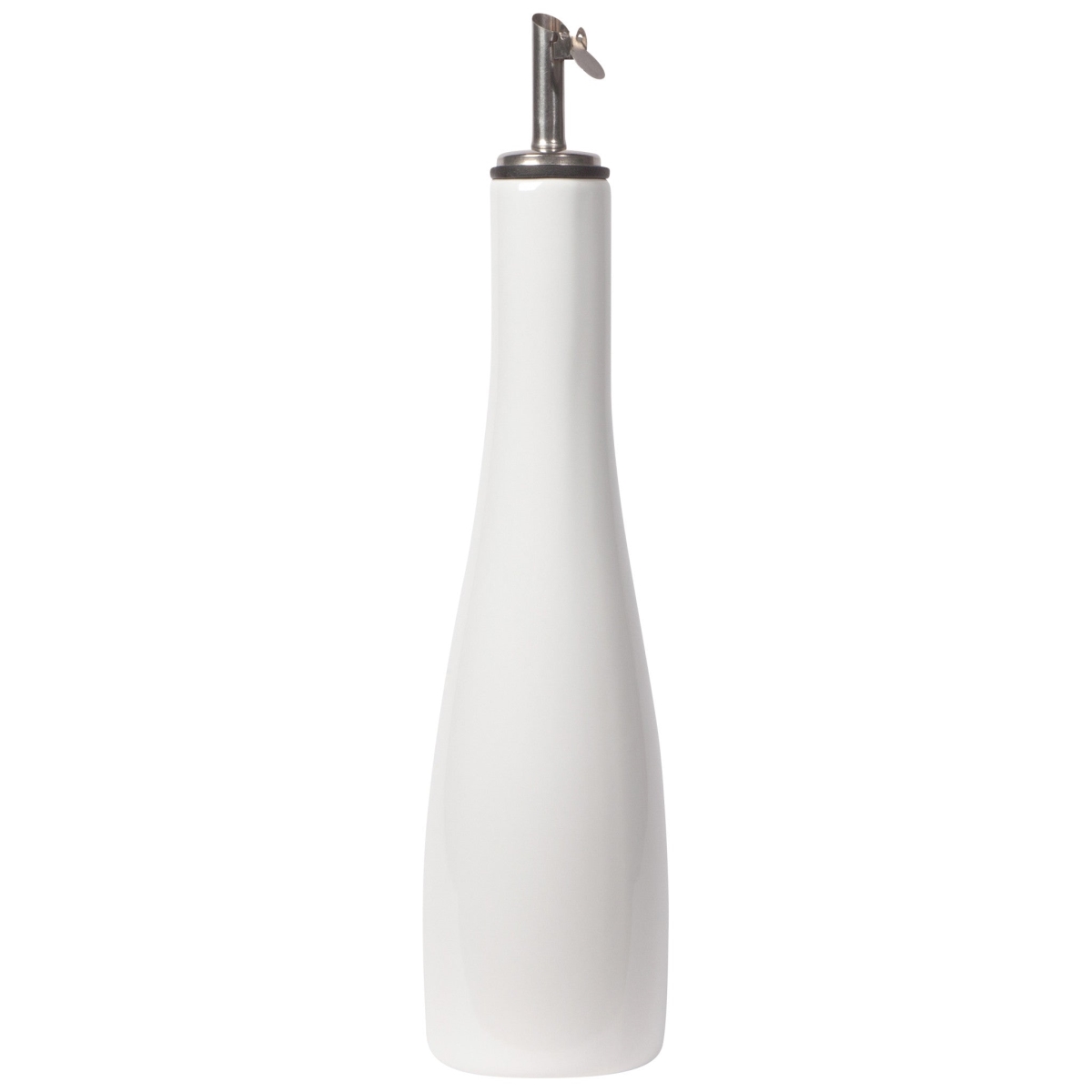 Picture of Danica Brands L78545 8 oz White Ceramic Cruet Oil Dispenser
