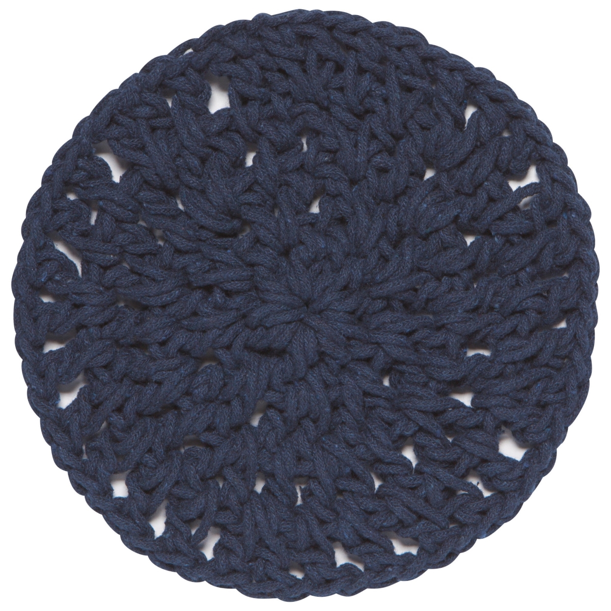 Picture of Danica Brands 2056524 9 in. Midnight Blue Knotted Trivet