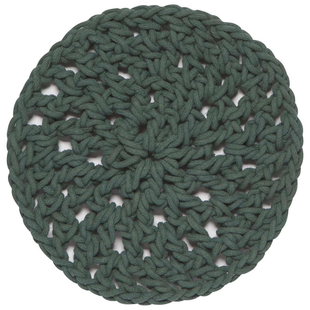 Picture of Danica Brands 2056562 9 in. Jade Green Knotted Trivet