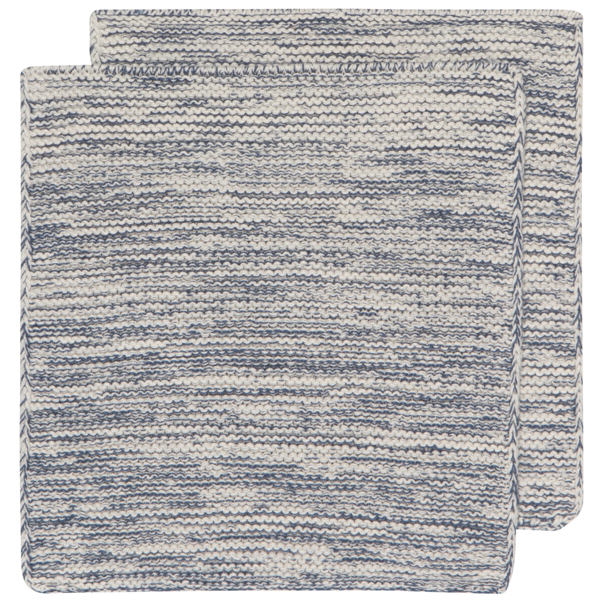 Picture of Danica Brands 2109524 Midnight Blue Knit Dishcloths, Set of 2