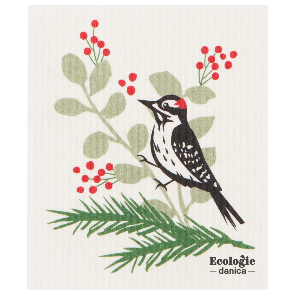 Picture of Danica Brands 2000088 6.5 x 8 in. Forest Woodpecker Swedish Dishcloth