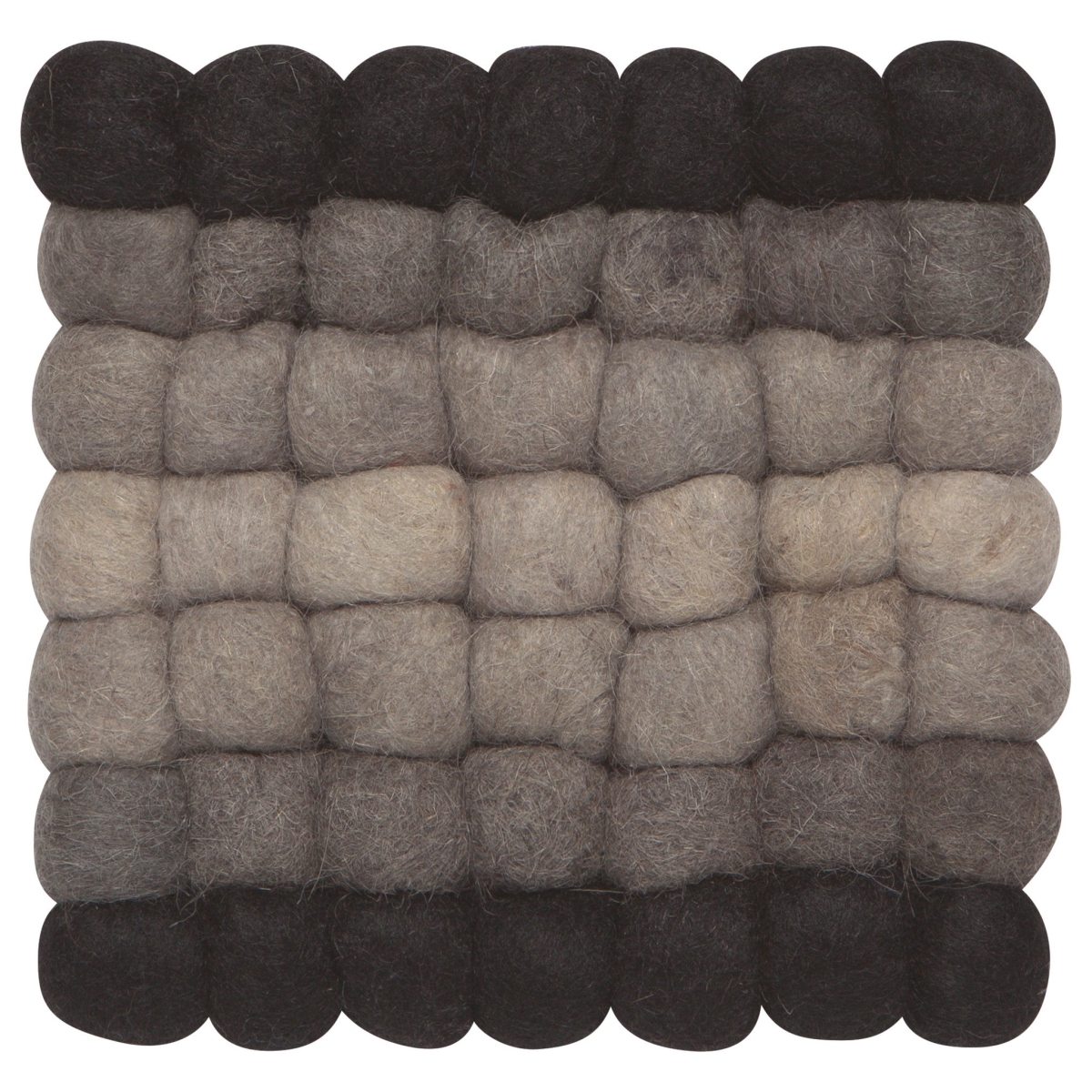 Picture of Danica Brands 2063002 6 x 6 in. Shadow Wool Felt Ball Trivet