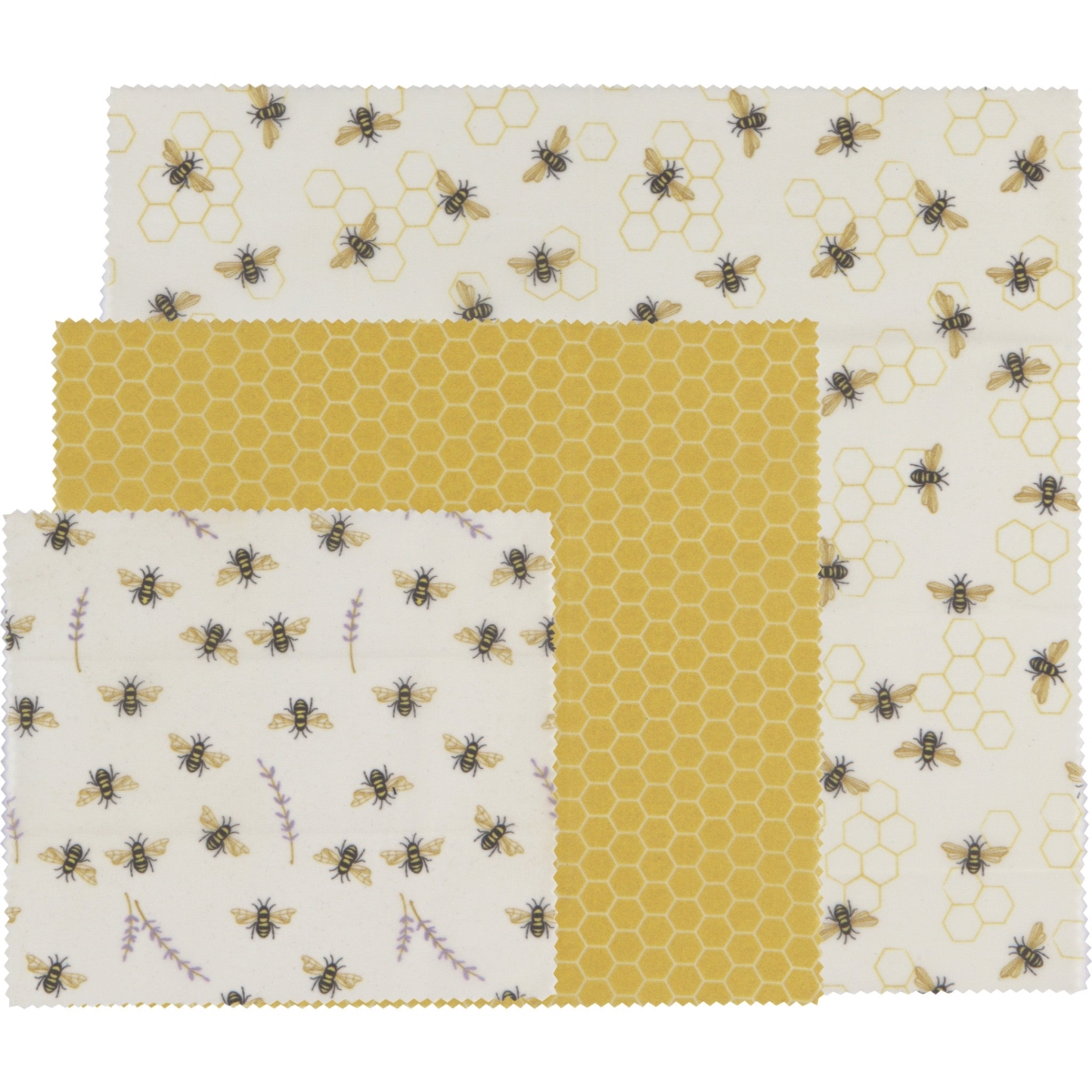 Picture of Danica Brands 5174001 Bees Beeswax Wrap - Set of 3