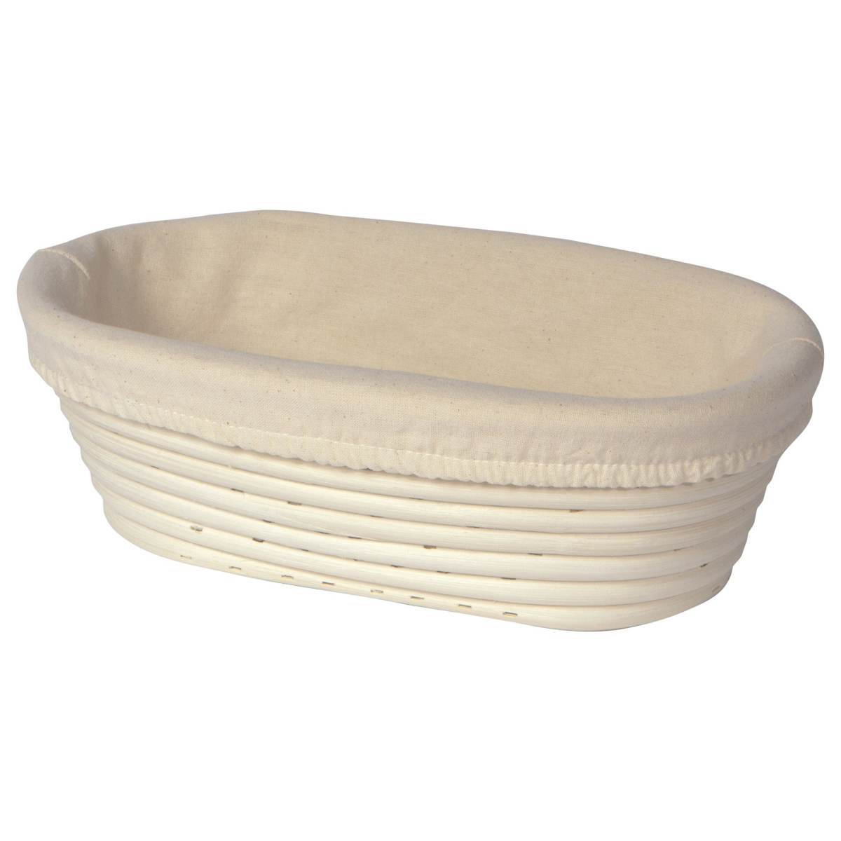 Picture of Danica Brands 5187001 7 x 10 x 3 in. Banneton Natural Cotton Liner, Oval