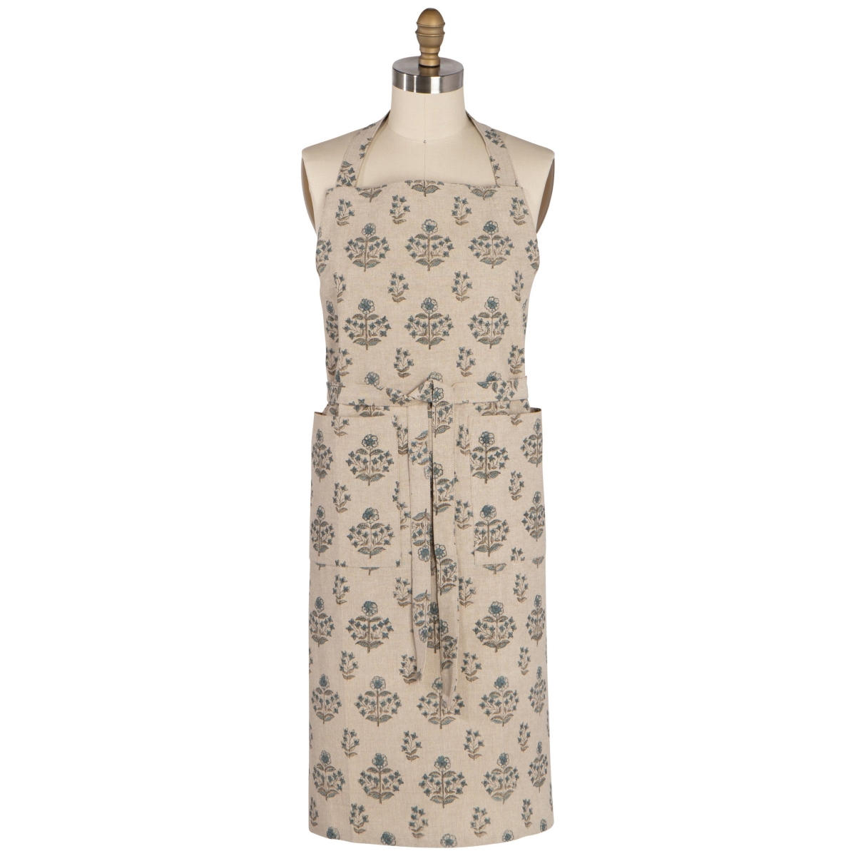 Picture of Danica Brands HAP4024D 31.5 x 36 in. Salvia Block Print Apron