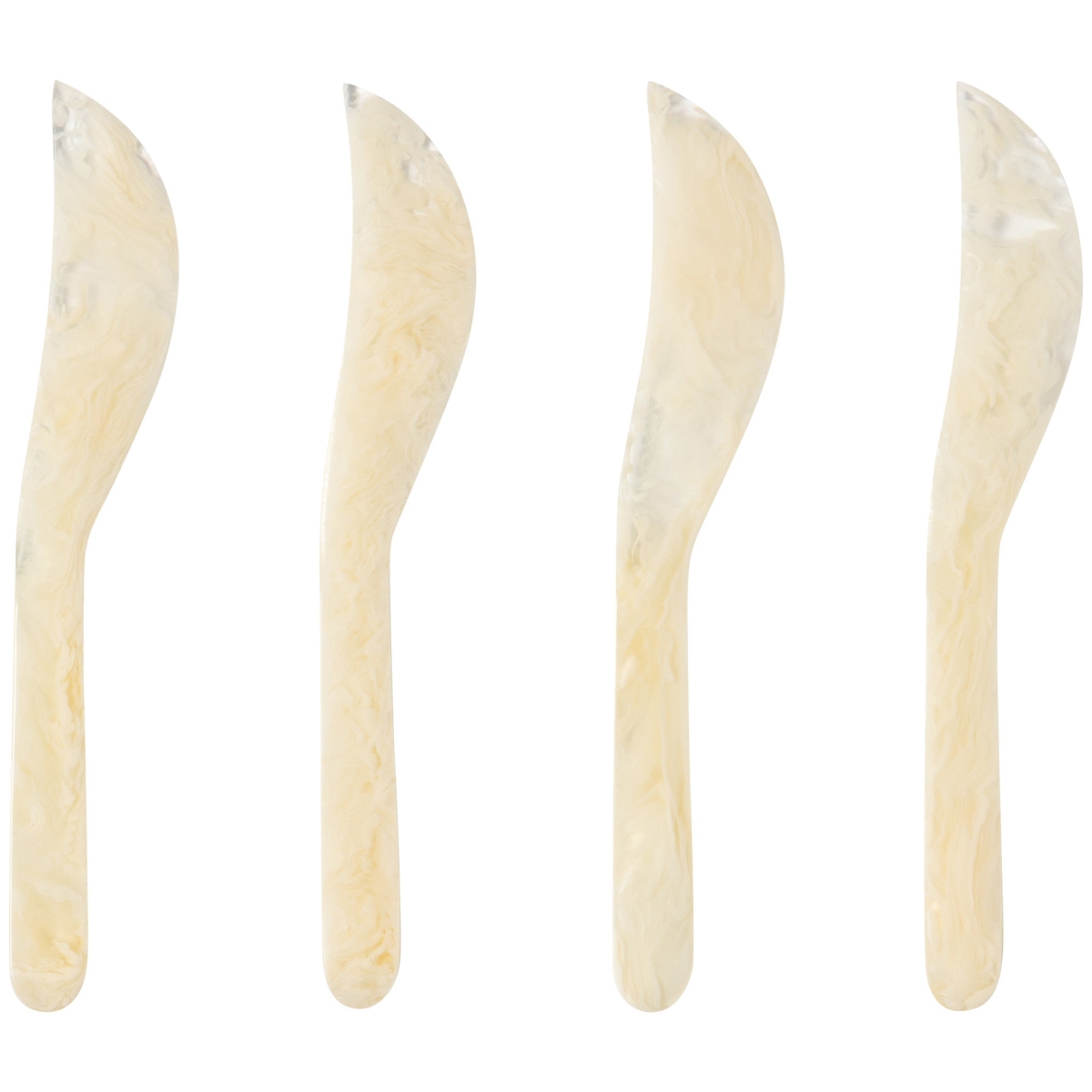 Picture of Danica Brands HSV3922D 1 x 6.75 in. Ivory Resin Spreader - Set of 4