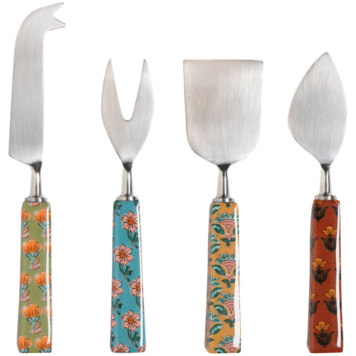 Picture of Danica Brands HSV3918D 1.5 x 8.5 in. Mosaic Cheese Knives - Set of 4