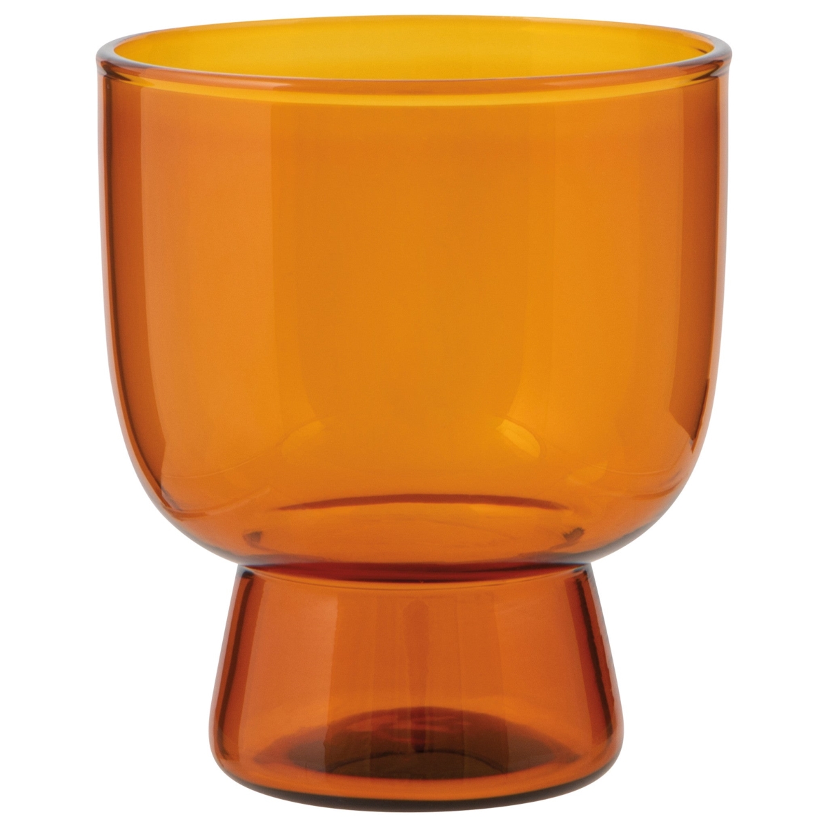 Picture of Danica Brands HGL3892D 7 oz Pedestal Glass - Amber