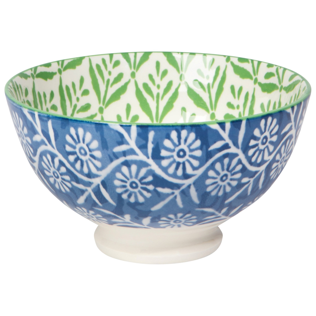 Picture of Danica Brands NBO4085D 4 in. Green Leaf Stamped Bowl