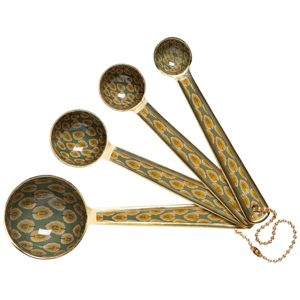Picture of Danica Brands HME4121D Brio Enameled Measuring Spoons, Set of 4