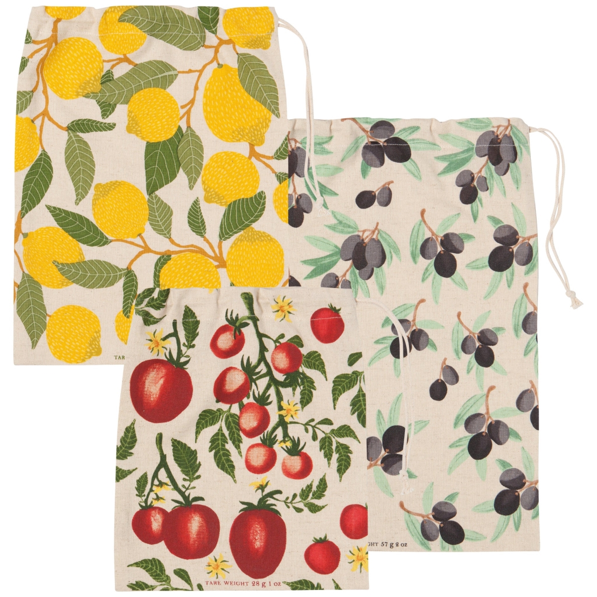 Picture of Danica Brands 3001009 Mediterranean Reusable Produce Bags - Set of 3