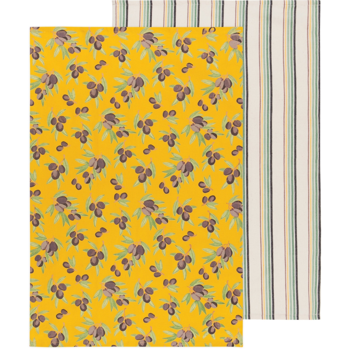 Picture of Danica Brands 2232098 18 x 28 in. Olives Dishtowels, Set of 2