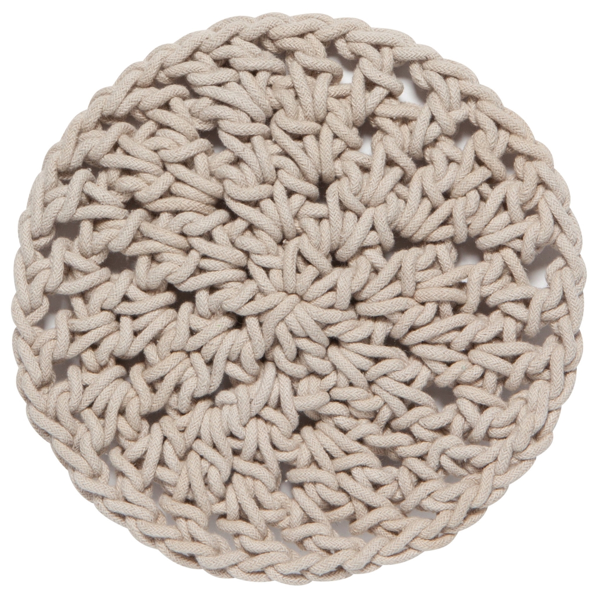 Picture of Danica Brands 2056012 9 in. Dove Gray Knotted Trivet