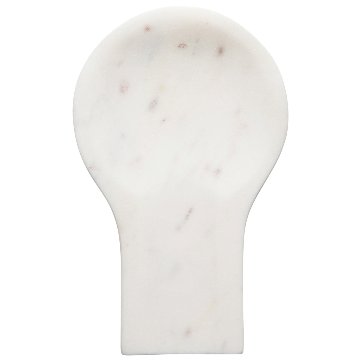 Picture of Danica Brands 5662001 5.25 x 8.5 x 0.625 in. White Marble Spoon Rest