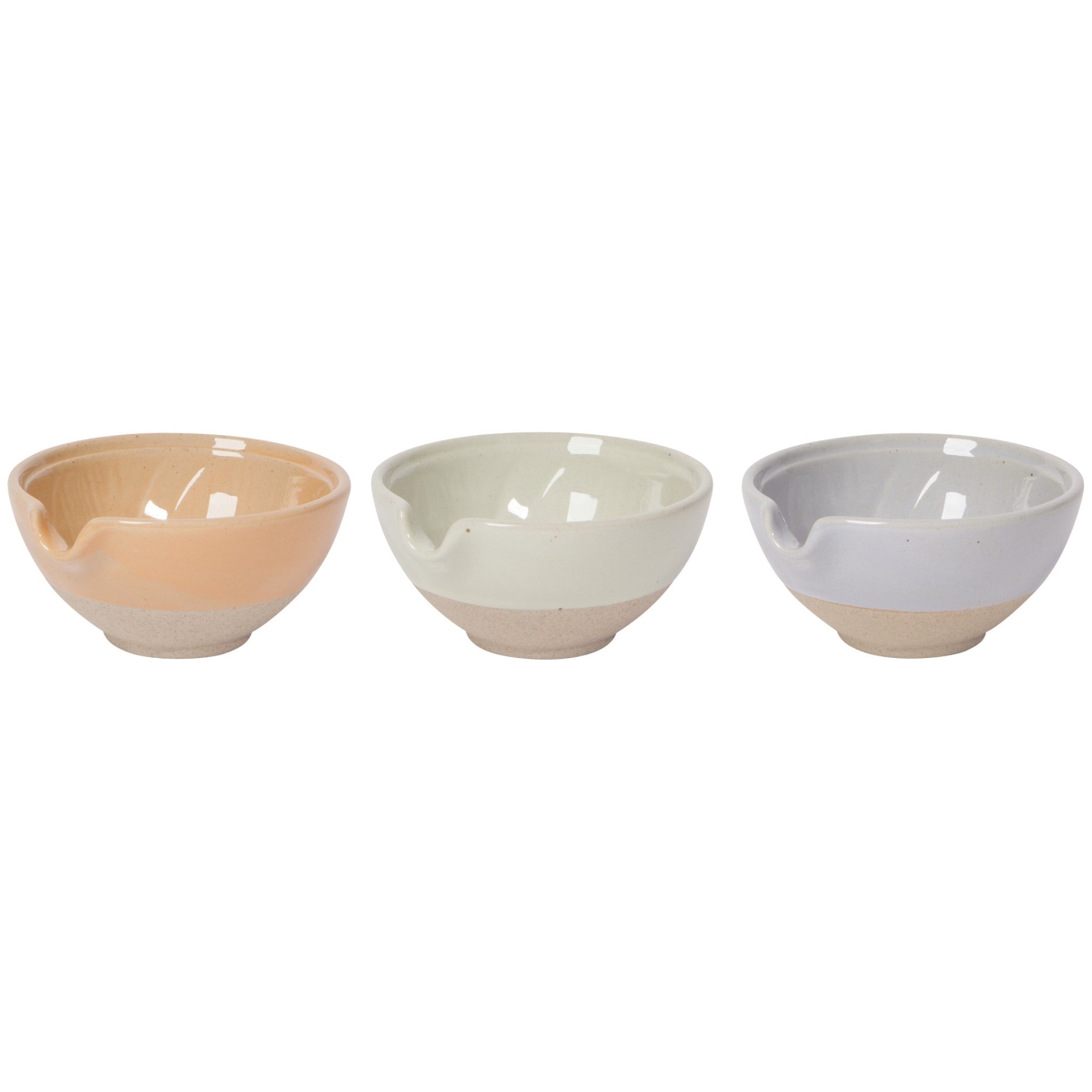 Picture of Danica Brands 5235002 3 oz Aster Mini Spout Bowl, Set of 3