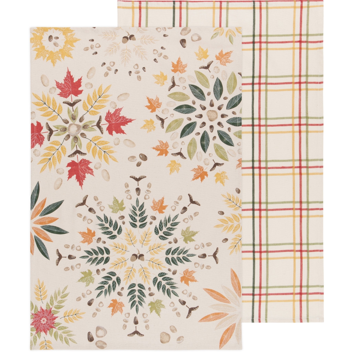 Picture of Danica Brands 2232101 Fall Foliage Coordinated Dishtowels, Set of 2