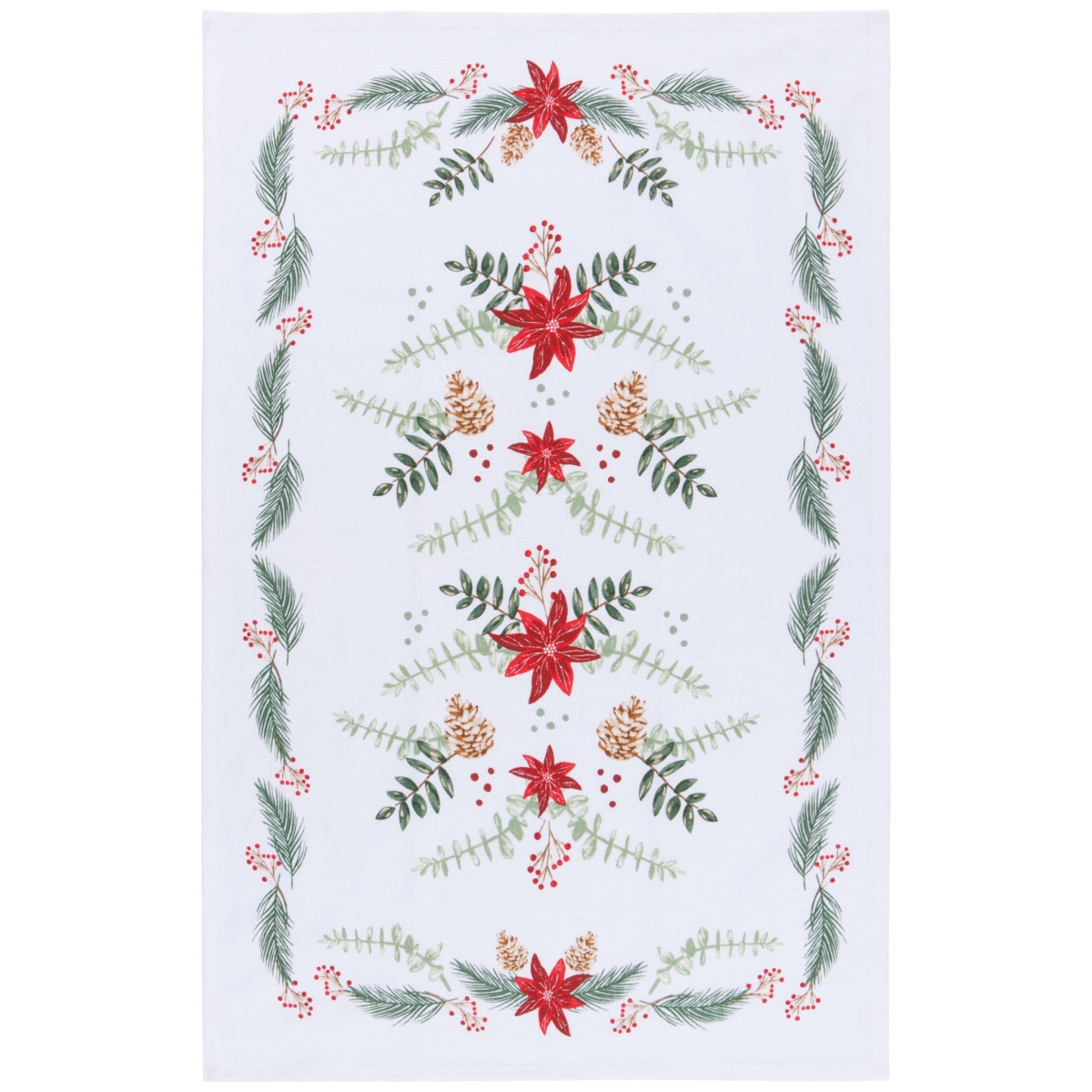 Picture of Danica Brands 2177362 18 x 28 in. Poinsettia Christmas Dishtowel
