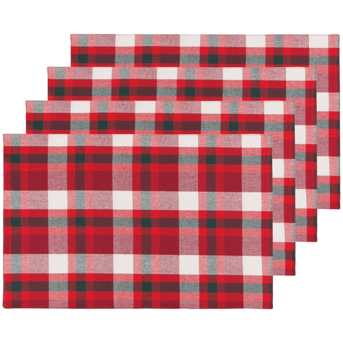 Picture of Danica Brands 1047019 Recycled Cotton Tannenbaum Christmas Placemats, Set of 4