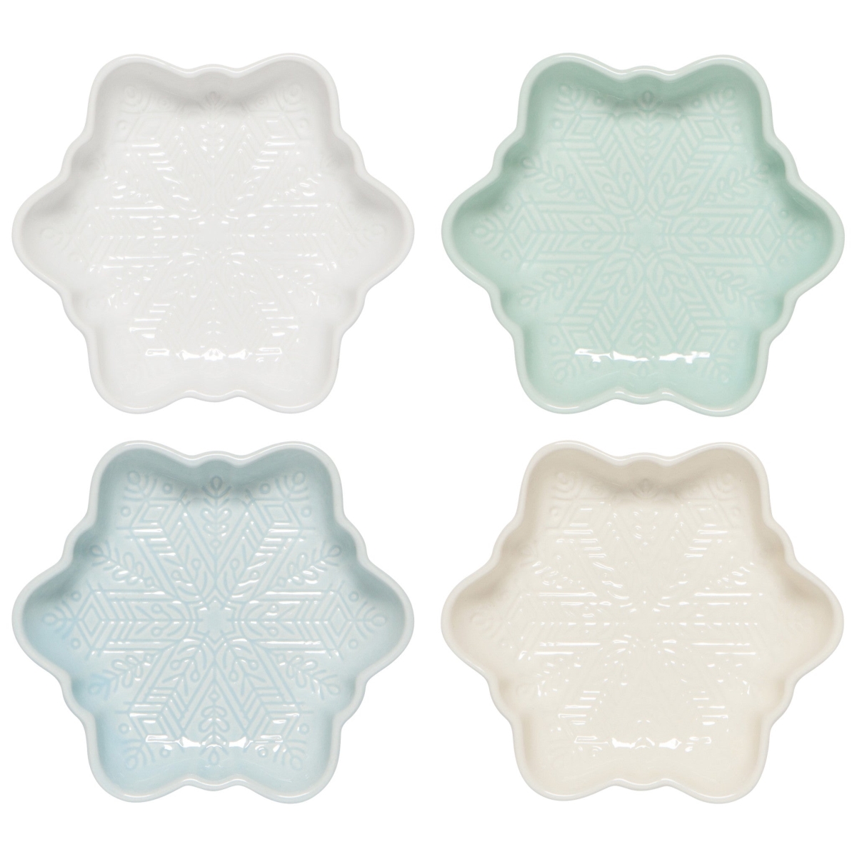 Picture of Danica Brands L150001 Snowflakes Dipping Dishes, Set of 4