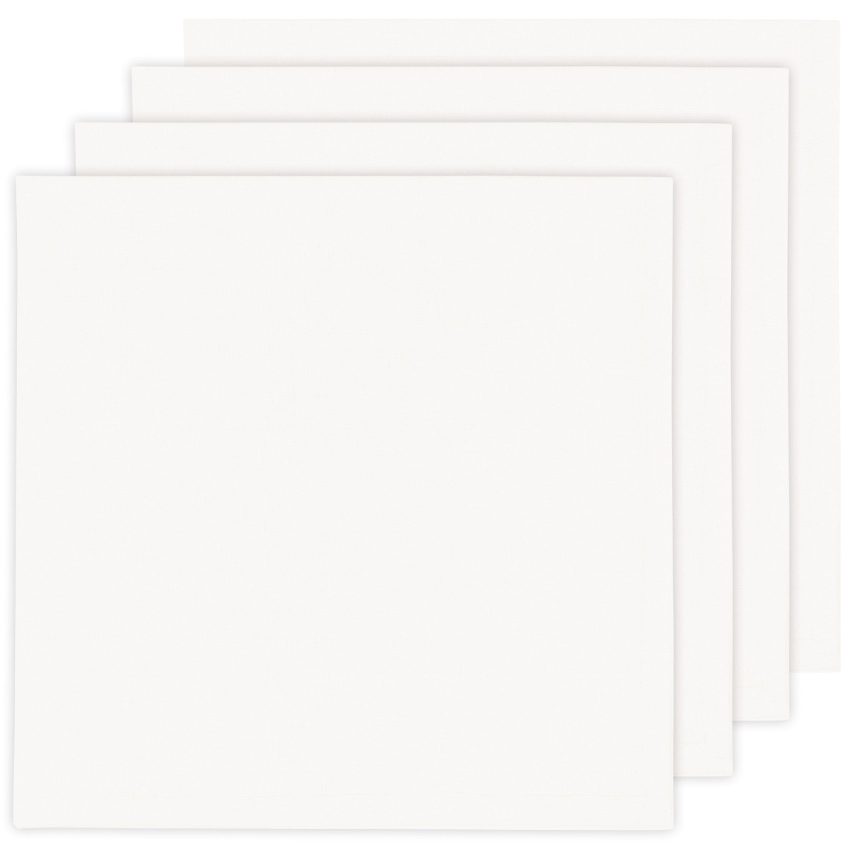 Picture of Danica Brands 1800545 Spectrum Napkins - White, Set of 4