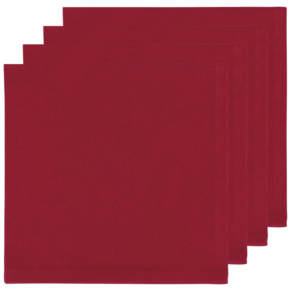 Picture of Danica Brands 1800628 Spectrum Napkins - Carmine Red, Set of 4