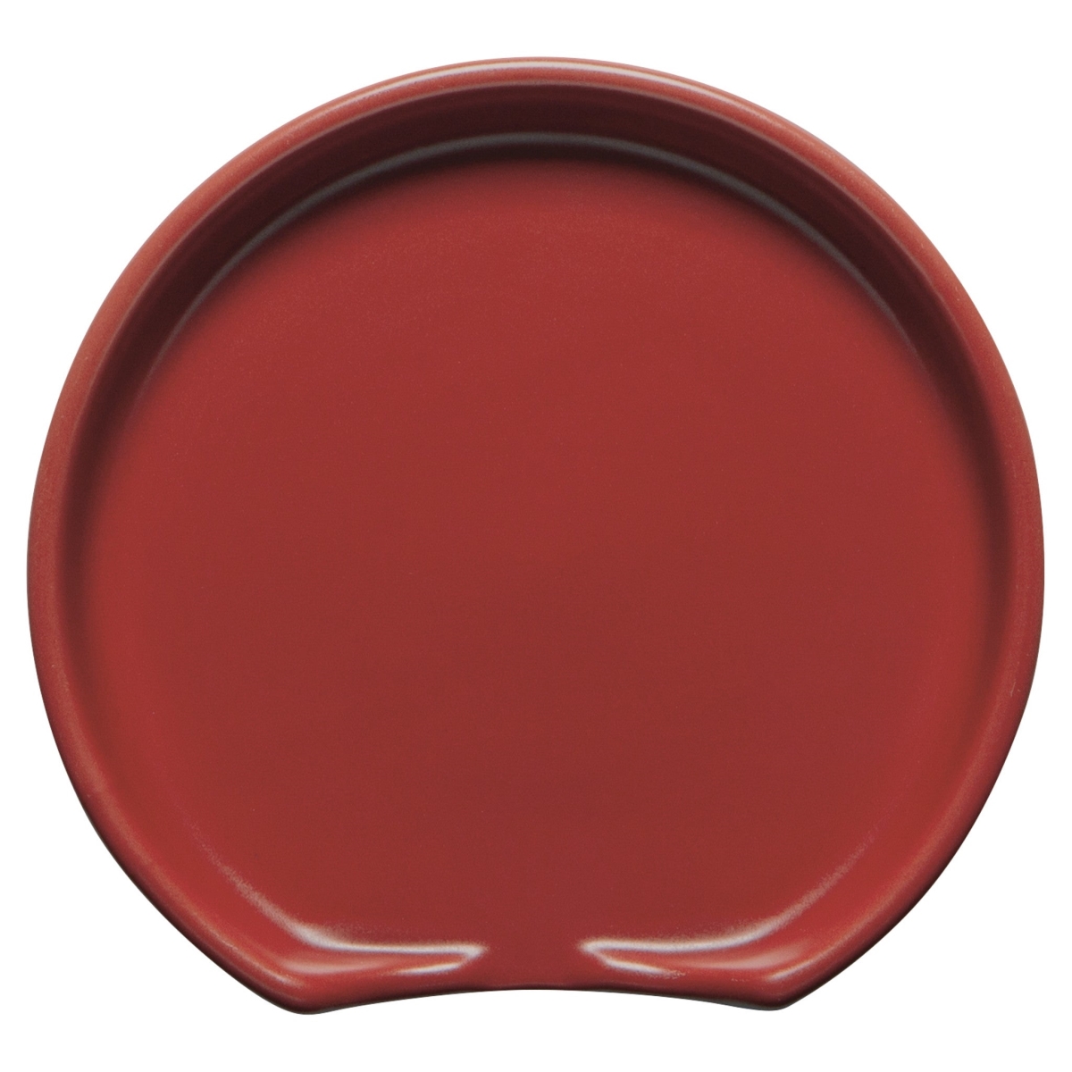 Picture of Danica Brands 5254001 4.5 x 5 x 1 in. Matte Carmine Red Sto are Spoon Rest
