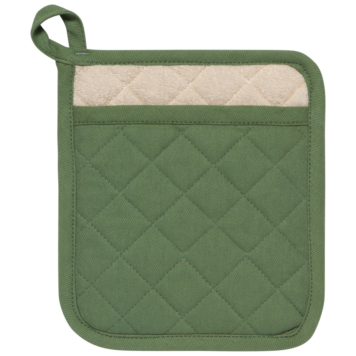 Picture of Danica Brands 506655 8 x 9 in. Superior Elm Green Pocket Potholder