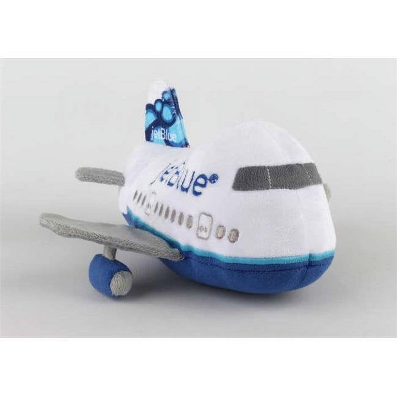 Picture of Plush Toys MT027 Jet Blue Plush Aircraft with Sound