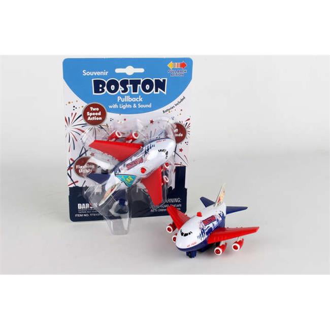 Picture of Toytech TT61010 Boston Pullback Toy with Light & Sound Air Plane Toy