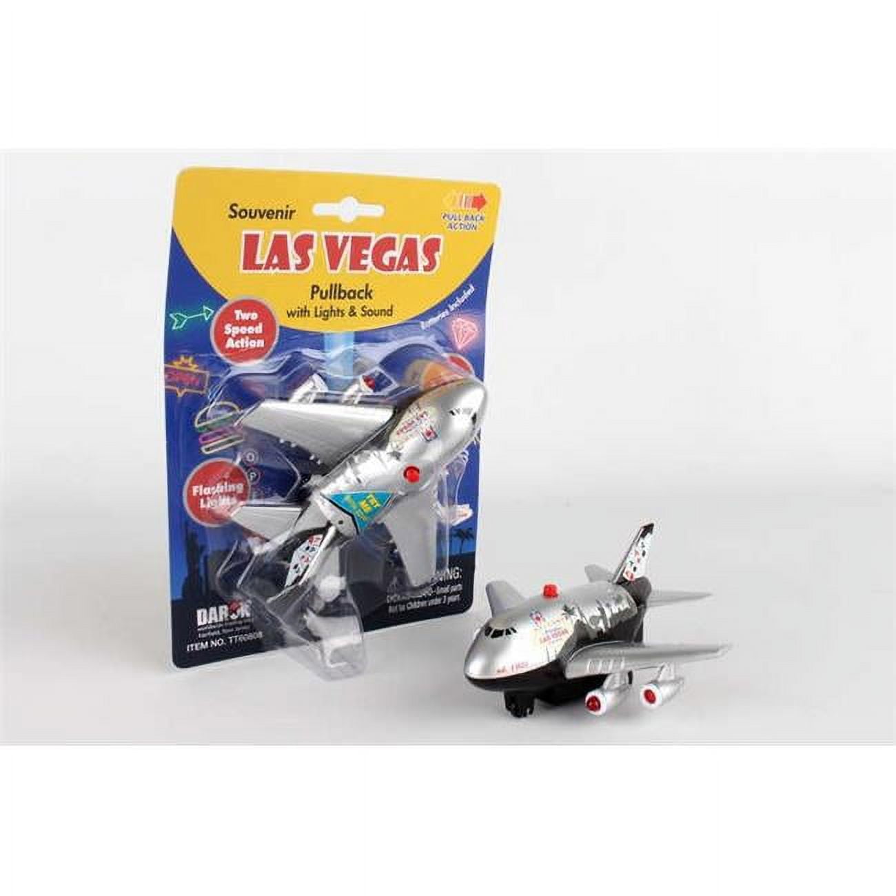 Picture of Toytech TT60808 Las Vegas Pullback with Light & Sound Air Plane Toy