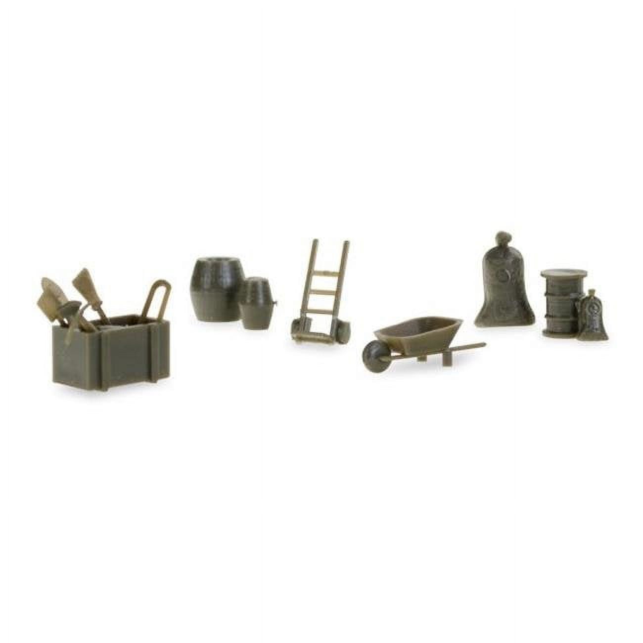 Picture of Herpa 1-87 Military HE745840 Military Wheelbarrows Sack Barrows Barrels - 144 Piece