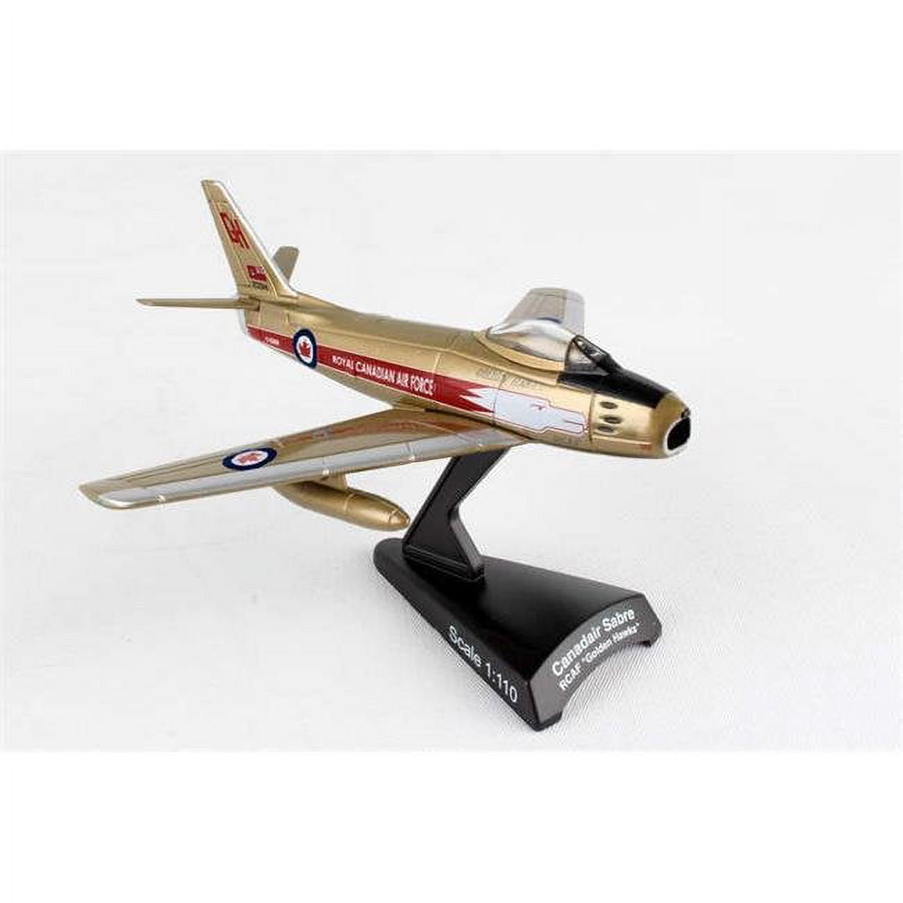 Picture of Postage Stamp Planes PS5361-4 1-110 Canadian Sabre Jet Golden Hawks RCAF Model Airplane