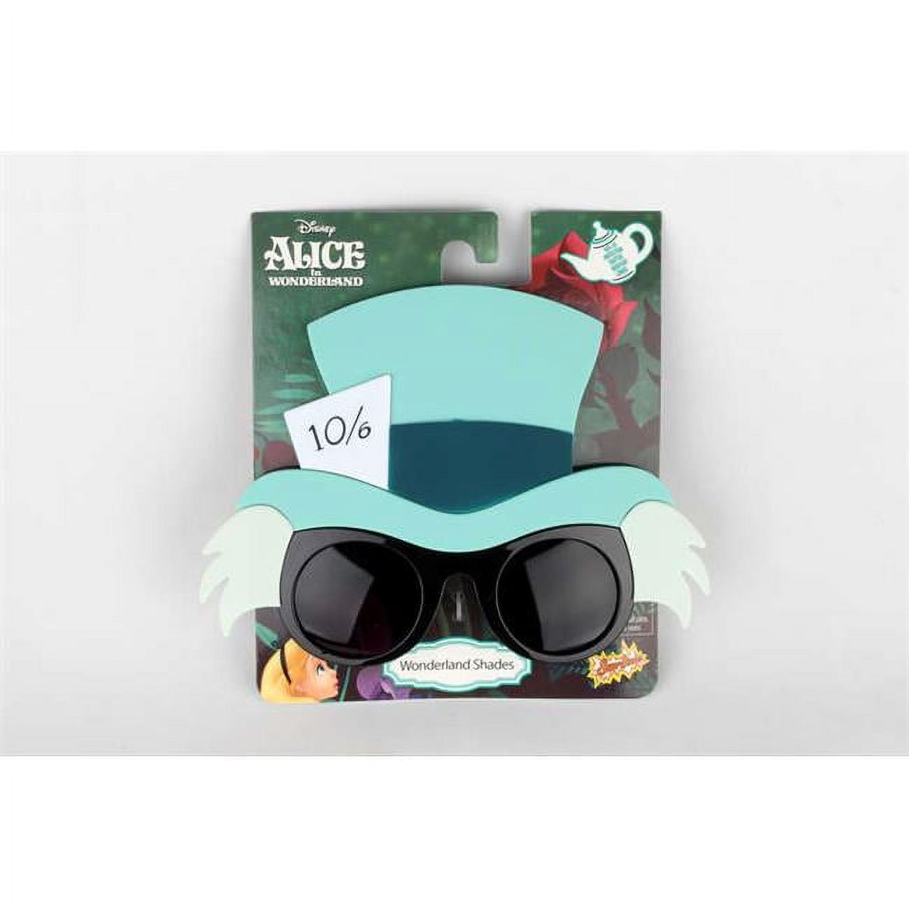 Picture of Sunstaches SG2590 Mad Hatter Alice In Wonderland Novelty Sunglasses
