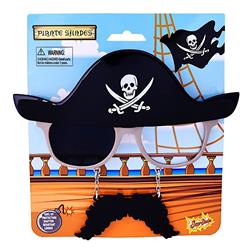 Picture of Sunstaches SG1585 Pirate Sunglasses Instant Costume Party Favors