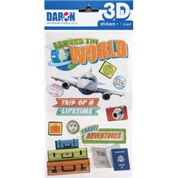 Picture of 3D Sticker Sets PP3050 Around the World Sticker Set