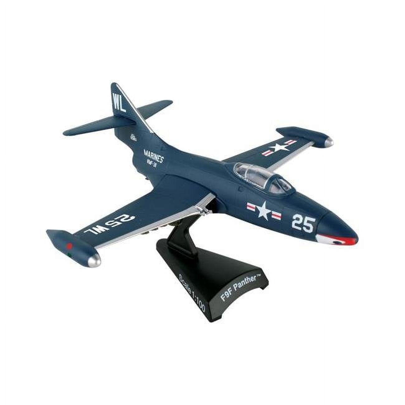 Picture of Postage Stamp Planes PS5393-2 1 by 100 Scale F9F Panther Model Aircraft