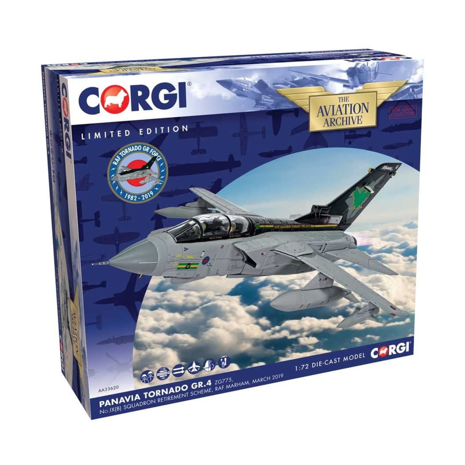 Picture of Corgi CG33620 Tornado G4R 1-72 No. Ix Raf Retirement Livery March 19 Aircraft