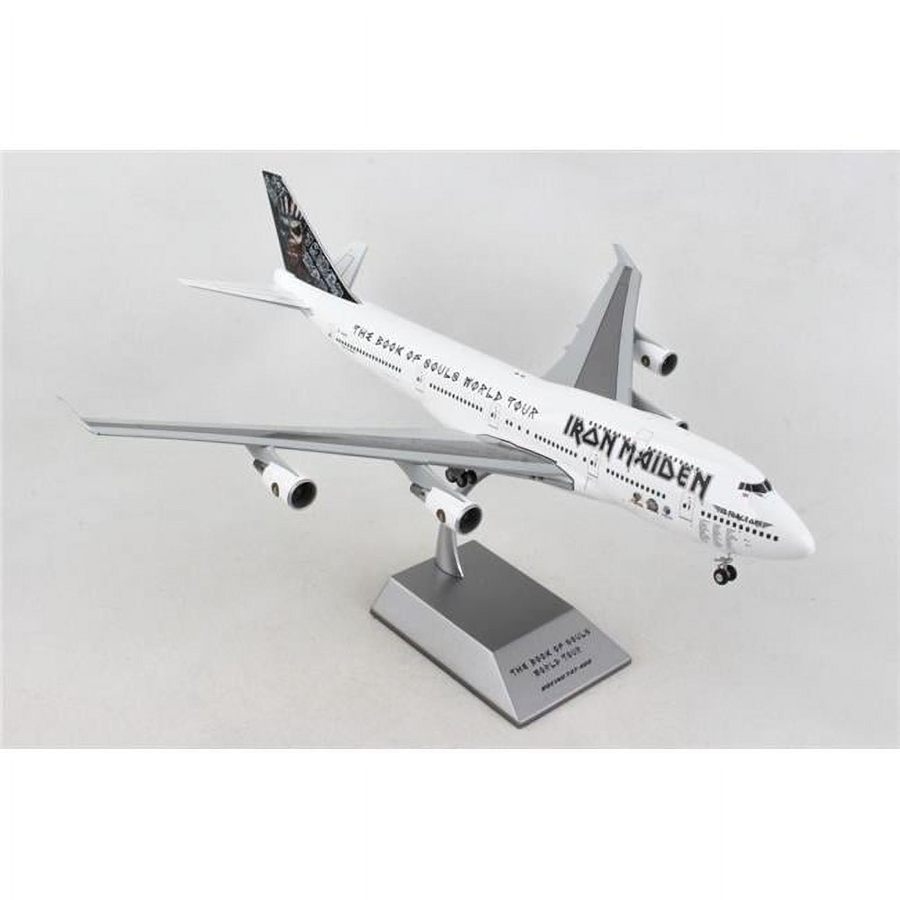 HE571609 Iron Maiden 747-400 1-200 Scale Book of Souls 2016 Tour Airplane -  Herpa