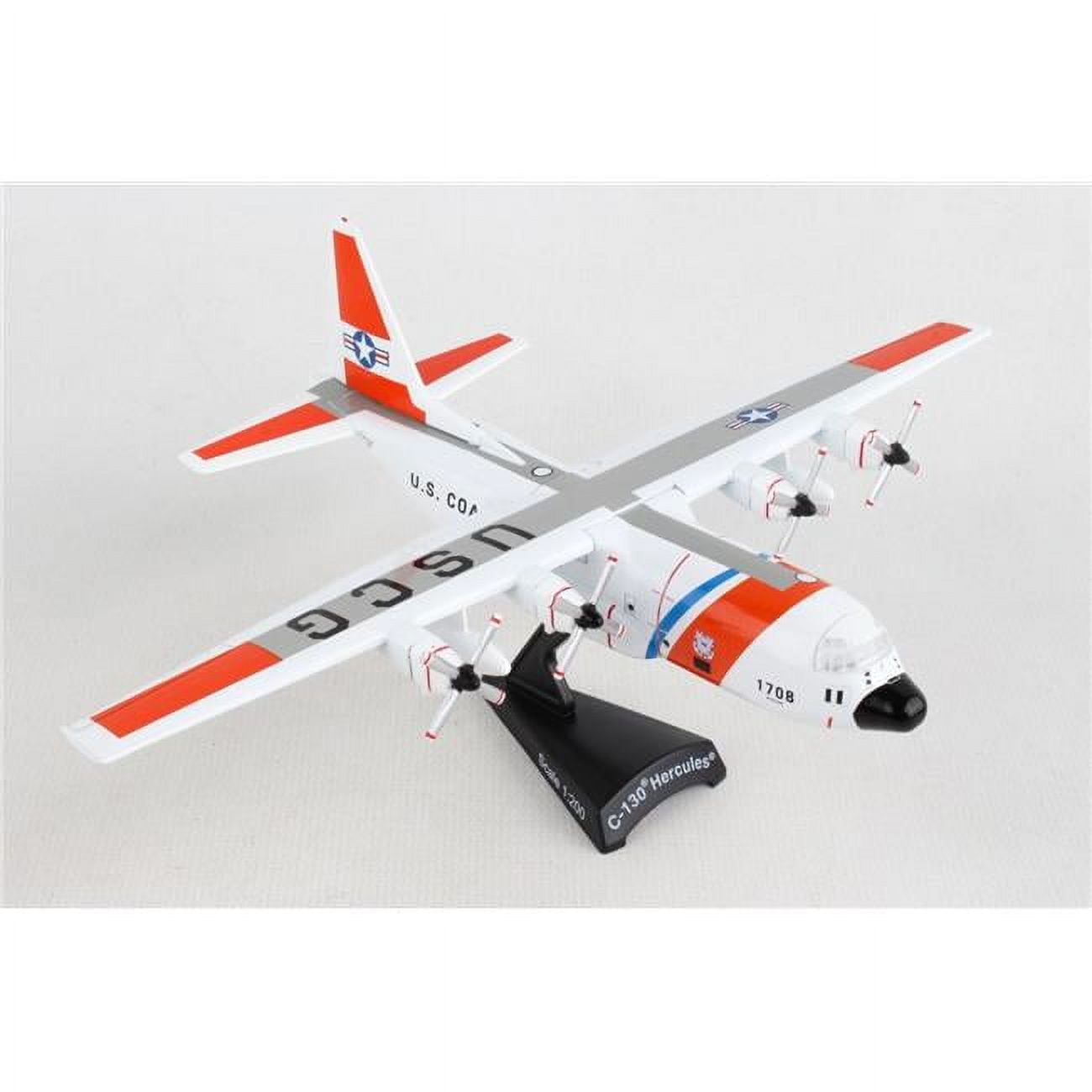 Picture of Postage Stamp Planes PS5330-5 1-200 Scale C-130 USCG Model Aircraft