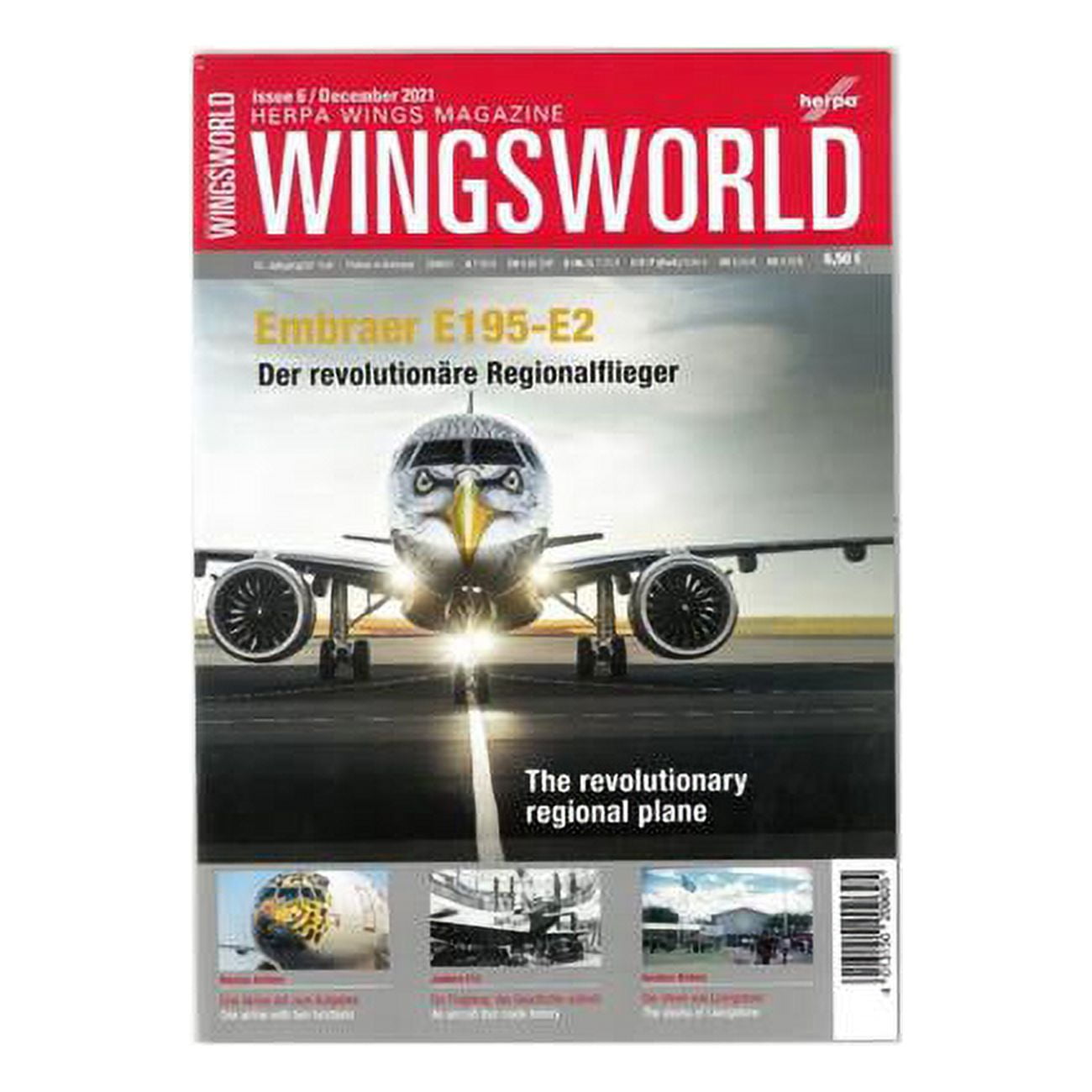 Picture of Herpa HE209625 Wingsworld Issue 6 - December 2021 Airlines Magazine