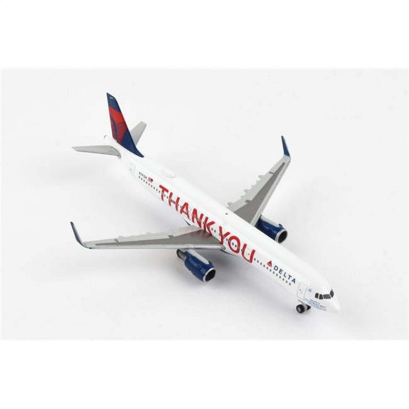 HE535519 Delta A321 1-500 Scale Thank You Airplane -  Herpa
