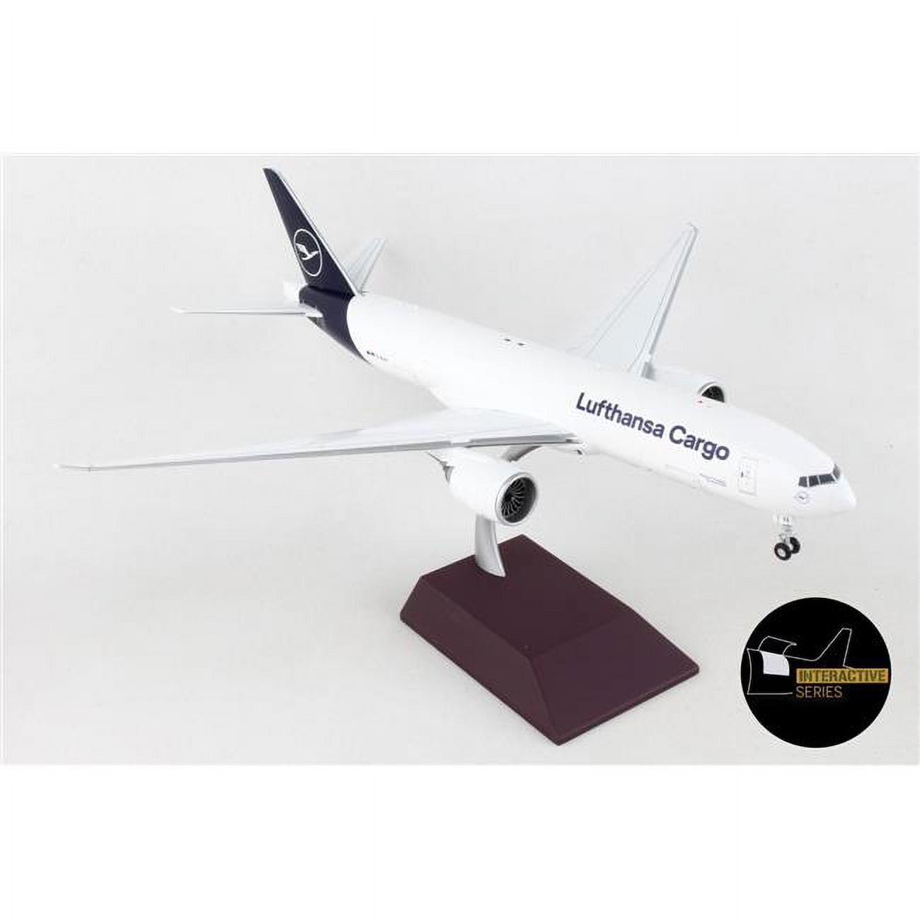 1-200 Scale Interactive Dalfa Lufthansa Cargo 777-200LRF Aircraft Model Aircraft Toy